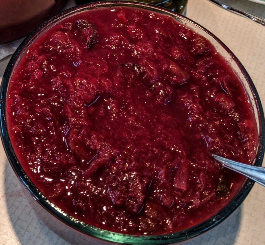 cranberry sauce recipe